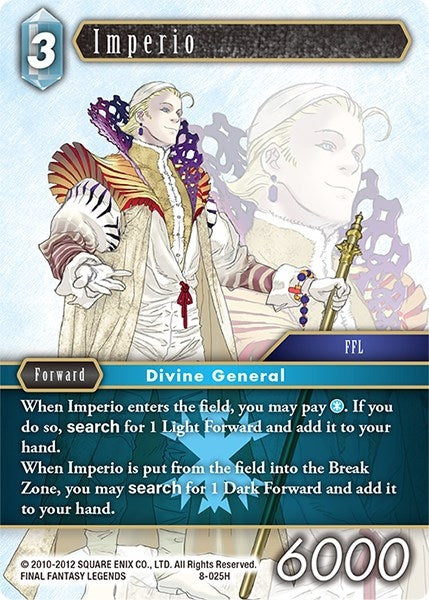 Image for Imperio (Opus VIII) (8-025H) - Final Fantasy TCG