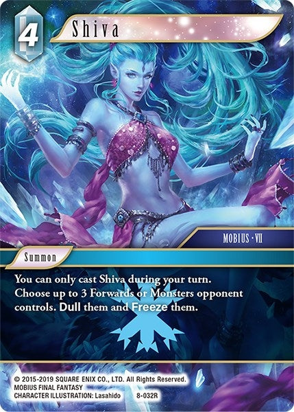 Image for Shiva (Opus VIII) (8-032R) - Final Fantasy TCG