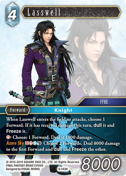 Image for Lasswell (Opus VIII) (8-043H) - Final Fantasy TCG