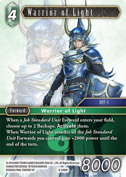 Image for Warrior of Light (Opus VIII) (8-048H) - Final Fantasy TCG