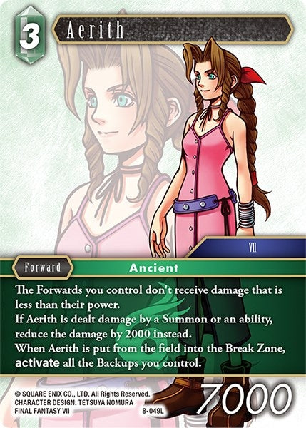 Image for Aerith (Opus VIII) (8-049L) - Final Fantasy TCG