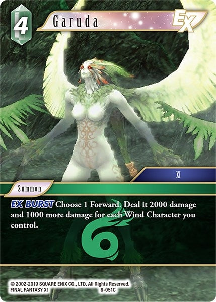 Image for Garuda EX (Opus VIII) (8-051C) - Final Fantasy TCG