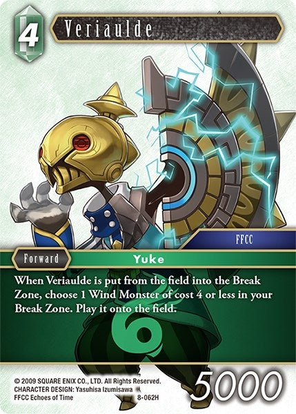 Image for Veriaulde (Opus VIII) (8-062H) - Final Fantasy TCG