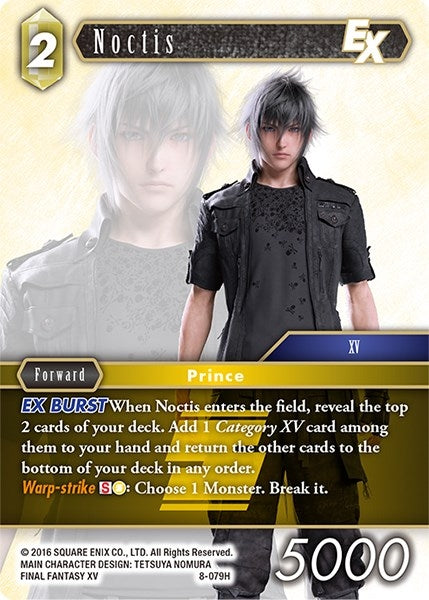 Image for Noctis EX (Opus VIII) (8-079H) - Final Fantasy TCG