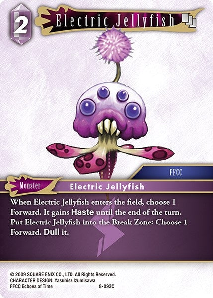 Image for Electric Jellyfish (Opus VIII) (8-093C) - Final Fantasy TCG