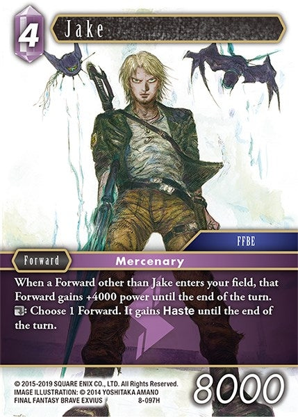 Image for Jake (Opus VIII) (8-097H) - Final Fantasy TCG