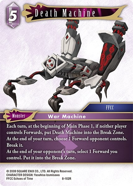Image for Death Machine (Opus VIII) (8-102R) - Final Fantasy TCG