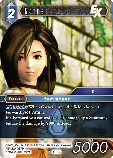 Image for Garnet EX (Opus VIII) (8-113C) - Final Fantasy TCG
