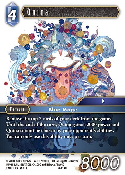 Image for Quina (Opus VIII) (8-114H) - Final Fantasy TCG