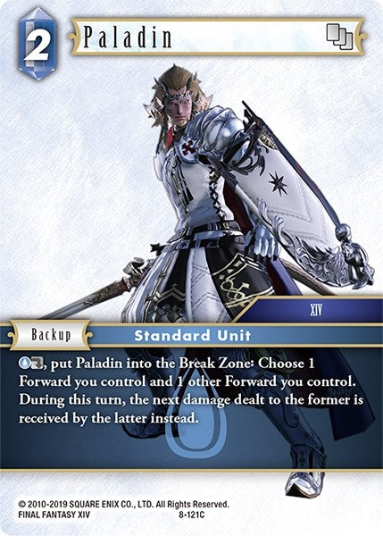 Image for Paladin (Opus VIII) (8-121C) - Final Fantasy TCG