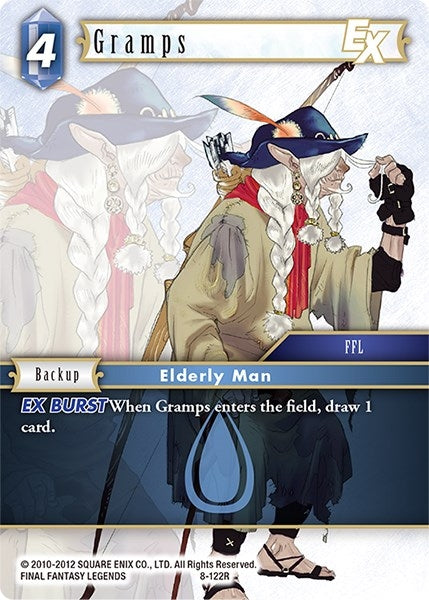 Image for Gramps EX (Opus VIII) (8-122R) - Final Fantasy TCG