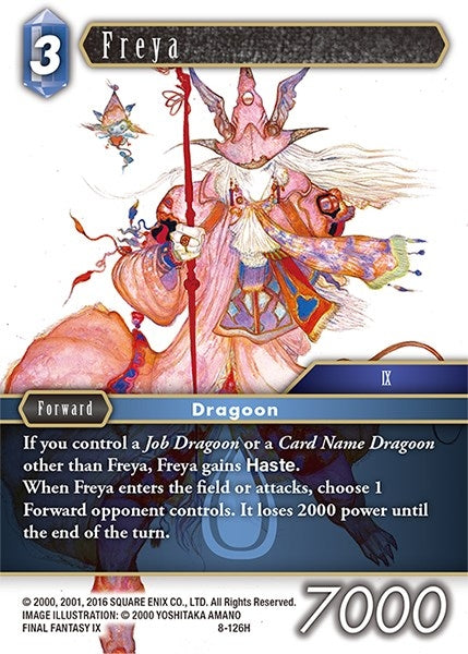 Image for Freya (Opus VIII) (8-126H) - Final Fantasy TCG