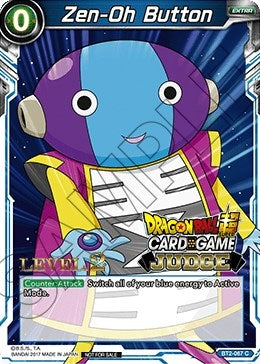 Image for Zen-Oh Button (Level 2) (Judge Promotion Cards) (BT2-067) - Dragon Ball Super: Masters
