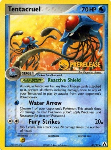 Image for Tentacruel - 45/92 (Prerelease) (Nintendo Promos) (45/92) - Pokemon