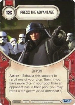 Image for Press the Advantage (Convergence) (135) - Star Wars: Destiny