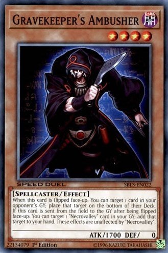 Image for Gravekeeper's Ambusher (Speed Duel: Arena of Lost Souls) (SBLS-EN022) - YuGiOh