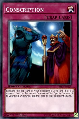 Image for Conscription (Speed Duel: Arena of Lost Souls) (SBLS-EN024) - YuGiOh
