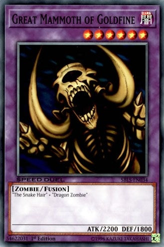 Image for Great Mammoth of Goldfine (Speed Duel: Arena of Lost Souls) (SBLS-EN034) - YuGiOh