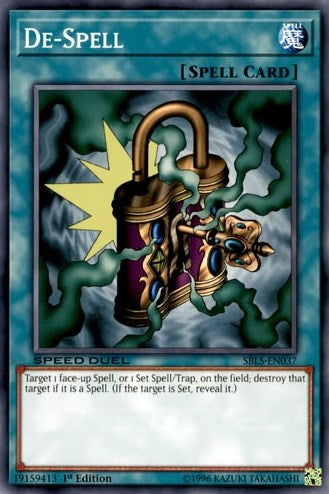 Image for De-Spell (Speed Duel: Arena of Lost Souls) (SBLS-EN037) - YuGiOh