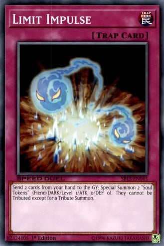 Image for Limit Impulse (Speed Duel: Arena of Lost Souls) (SBLS-EN045) - YuGiOh