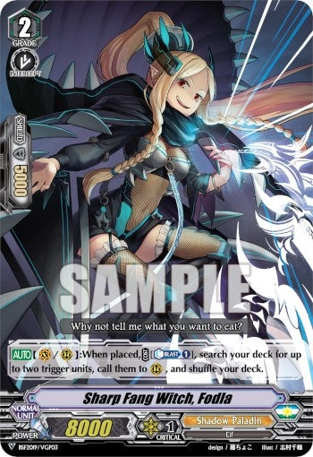 Image for Sharp Fang Witch, Fodla (Spring Fest 2019) (Bushiroad Event Cards) (BSF2019/VGP03) - Cardfight Vanguard