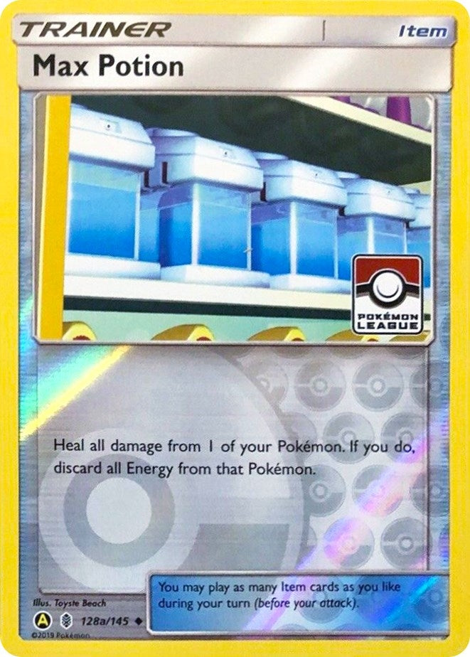 Image for Max Potion - 128a/145 (Pokemon League) (League & Championship Cards) (128a/145) - Pokemon