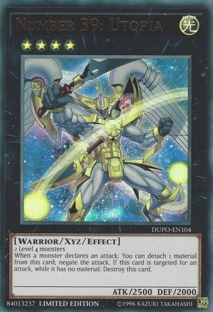 Image for Number 39: Utopia (Duel Power) (DUPO-EN104) - YuGiOh