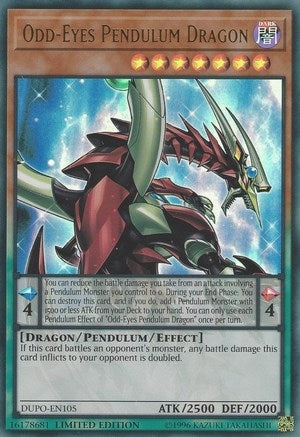 Image for Odd-Eyes Pendulum Dragon (Duel Power) (DUPO-EN105) - YuGiOh