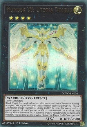 Image for Number 39: Utopia Double (Duel Power) (DUPO-EN008) - YuGiOh