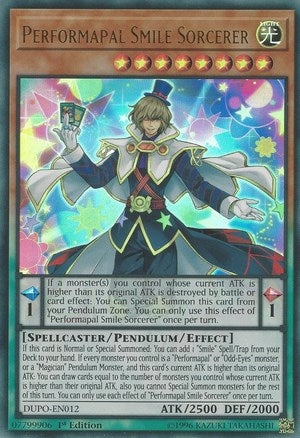 Image for Performapal Smile Sorcerer (Duel Power) (DUPO-EN012) - YuGiOh