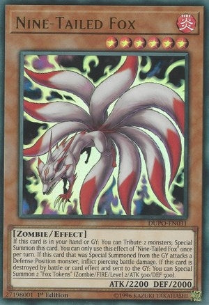 Image for Nine-Tailed Fox (Duel Power) (DUPO-EN031) - YuGiOh