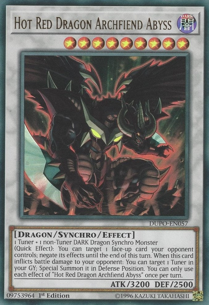 Image for Hot Red Dragon Archfiend Abyss (Duel Power) (DUPO-EN057) - YuGiOh