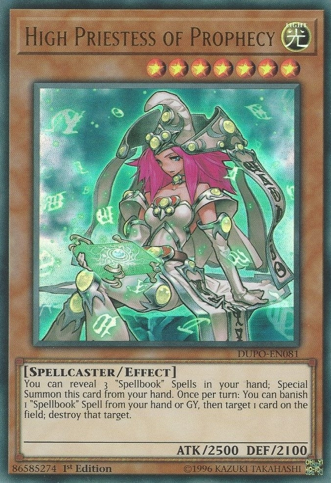 Image for High Priestess of Prophecy (Duel Power) (DUPO-EN081) - YuGiOh