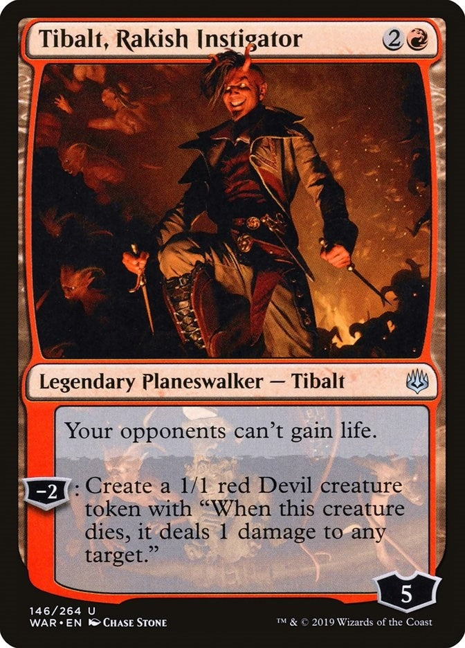 Image for Tibalt, Rakish Instigator (War of the Spark) (146) - Magic: The Gathering