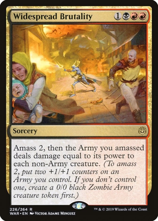 Image for Widespread Brutality (War of the Spark) (226) - Magic: The Gathering