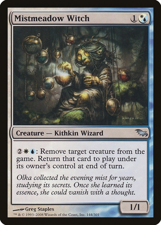 Image for Mistmeadow Witch (Shadowmoor) (144) - Magic: The Gathering