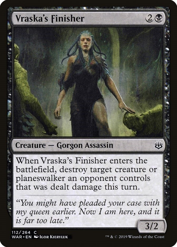 Image for Vraska's Finisher (War of the Spark) (112) - Magic: The Gathering
