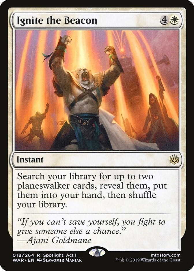 Image for Ignite the Beacon (War of the Spark) (18) - Magic: The Gathering