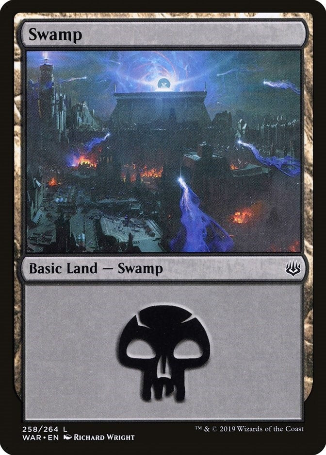 Image for Swamp (258) (War of the Spark) (258) - Magic: The Gathering