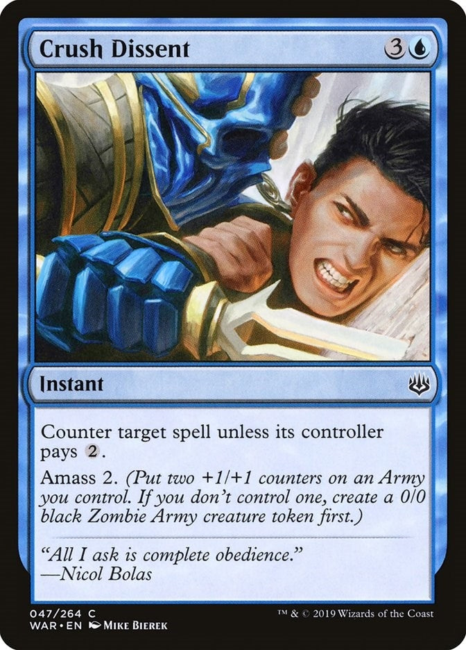 Image for Crush Dissent (War of the Spark) (47) - Magic: The Gathering