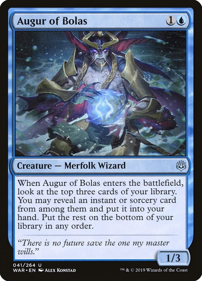 Image for Augur of Bolas (War of the Spark) (41) - Magic: The Gathering
