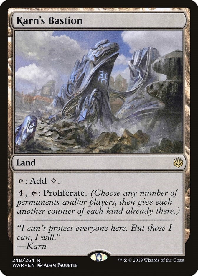 Image for Karn's Bastion (War of the Spark) (248) - Magic: The Gathering