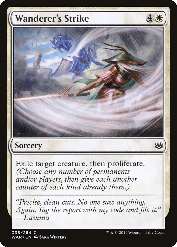 Image for Wanderer's Strike (War of the Spark) (38) - Magic: The Gathering