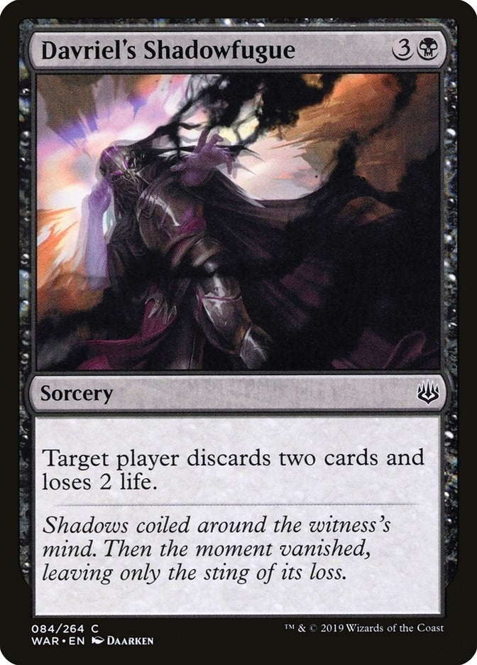 Image for Davriel's Shadowfugue (War of the Spark) (84) - Magic: The Gathering