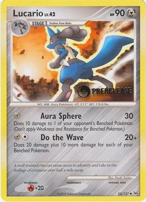 Image for Lucario - 53/127 (Prerelease) (Diamond and Pearl Promos) (53/127) - Pokemon