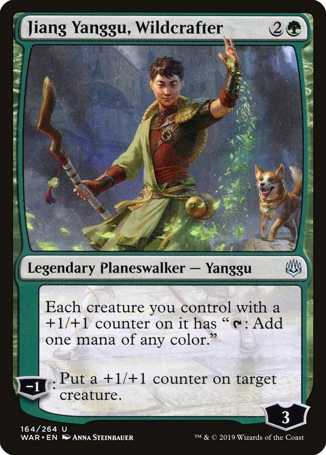 Image for Jiang Yanggu, Wildcrafter (War of the Spark) (164) - Magic: The Gathering
