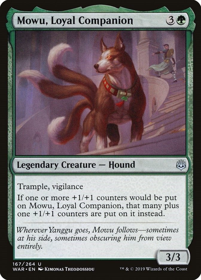 Image for Mowu, Loyal Companion (War of the Spark) (167) - Magic: The Gathering