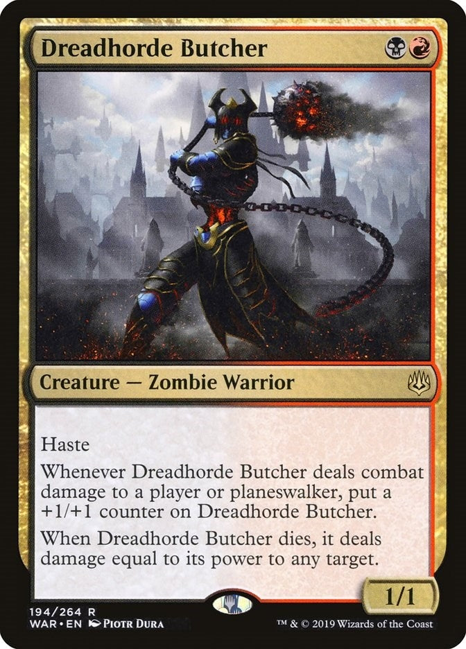 Image for Dreadhorde Butcher (War of the Spark) (194) - Magic: The Gathering