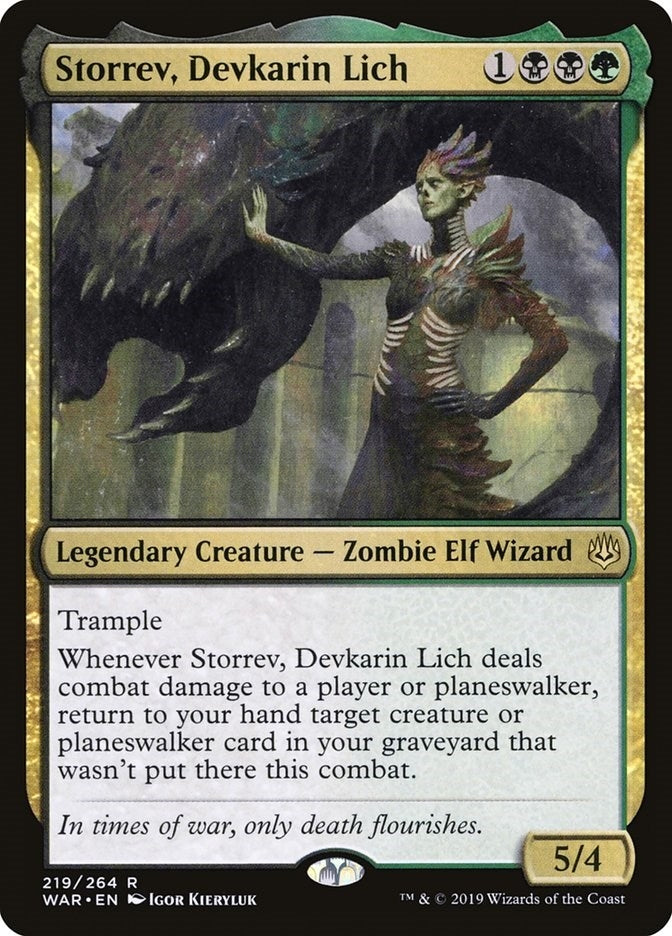 Image for Storrev, Devkarin Lich (War of the Spark) (219) - Magic: The Gathering