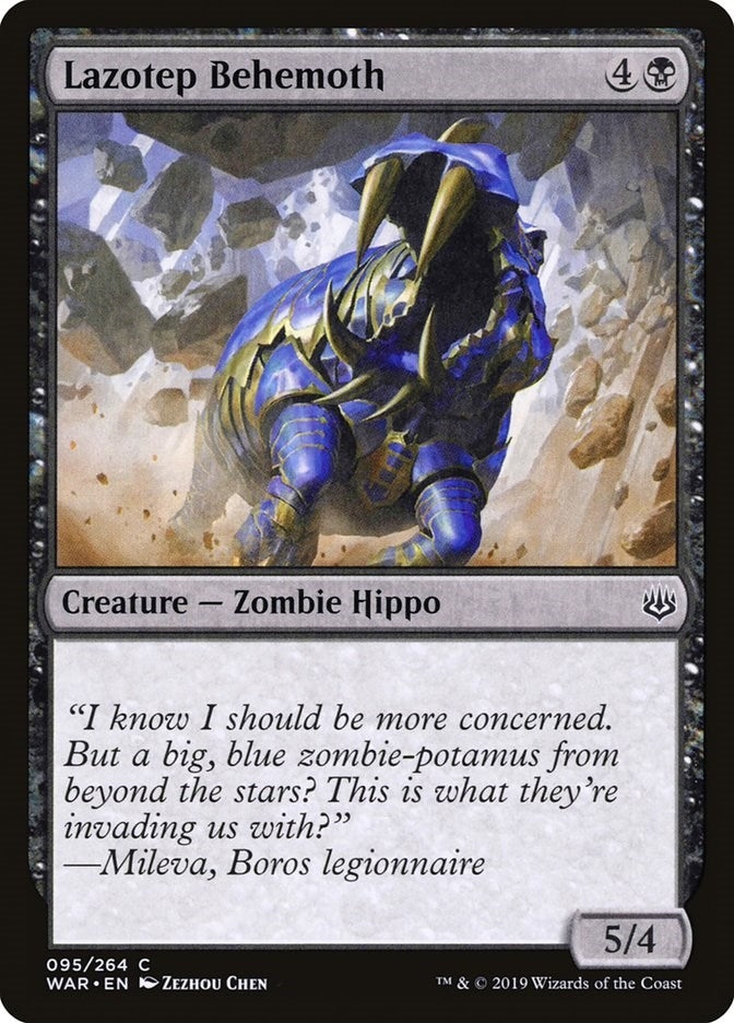 Image for Lazotep Behemoth (War of the Spark) (95) - Magic: The Gathering